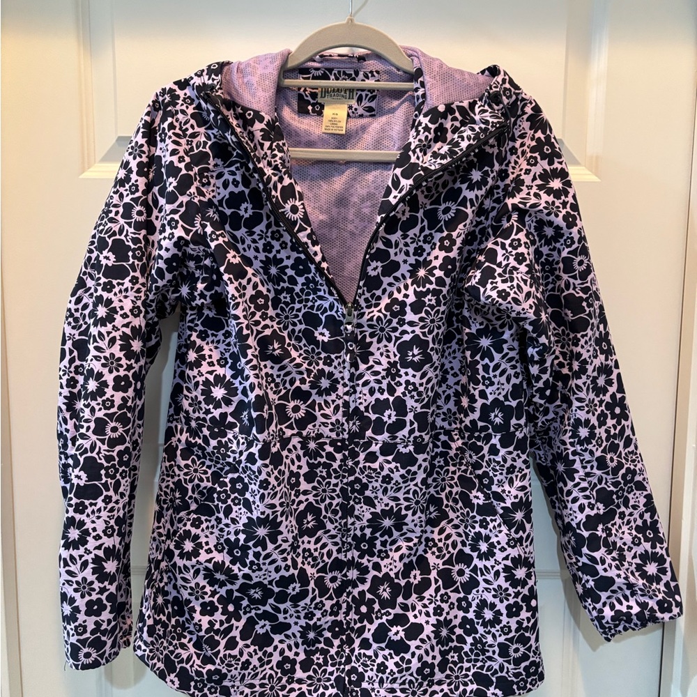 Duluth Trading Co Purple Floral Jacket